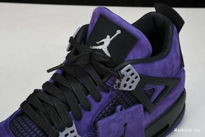 Travis Retro x Jordan Purple Air 4 Scott 0913